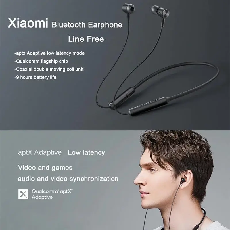 Xiaomi Mi Line Free Wireless Bluetooth Neckband Earphones