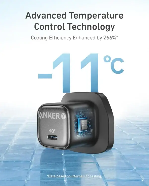 Anker Zolo 20W USB-C PD 3.0 Fast Charger with 3-Pin Plug