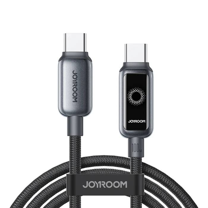 Joyroom S-A55 100W Auto Power-Off USB Type-C to Type-C Fast Charging Data Cable 1.2M
