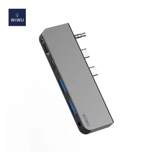 WiWU Alpha M X Pro 5-in-1 Laptop Adapter Dongle