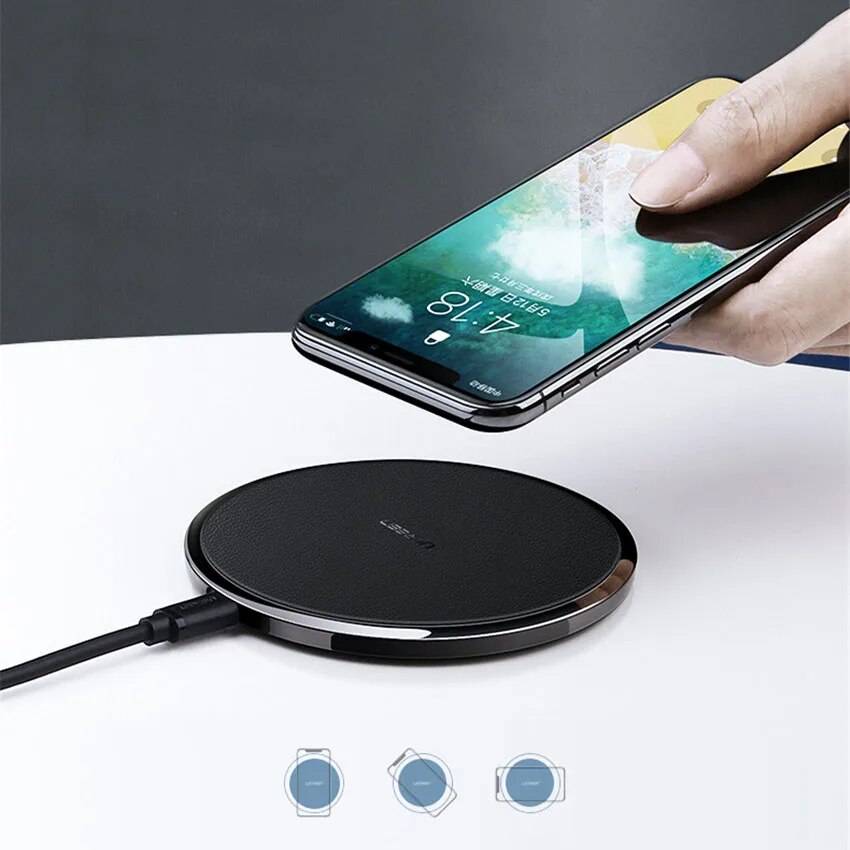 UGREEN CD181 15W Qi-Certified Fast Wireless Charger (Black) 50517