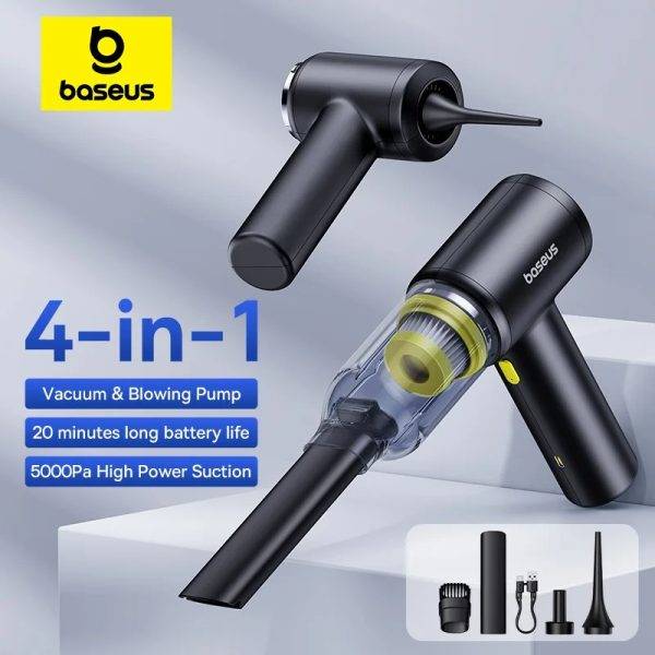 Baseus AT Portable Car Vacuum Cleaner High-Power Handheld Dust Remover