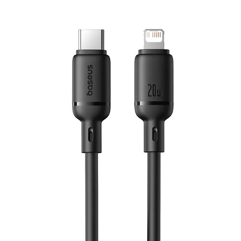 Baseus Silky Series 20W Fast Charging USB-C to Lightning Cable 1M