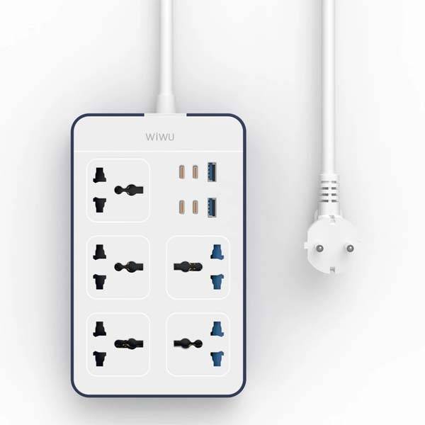 WiWU Wi-S006 PS524 20W GaN 11-in-1 Multifunctional Power Strip