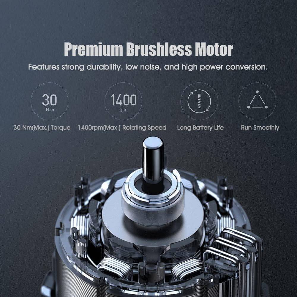 Xiaomi Mijia Brushless Cordless Electric Drill with Type-C Charging & Smart Display