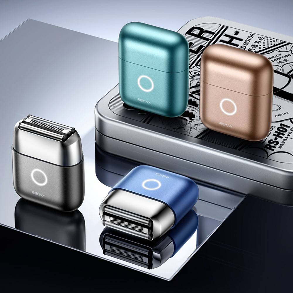 REMAX RS-H01 Portable Alloy Electric Shaver Waterproof Design with USB-C Fast Charging