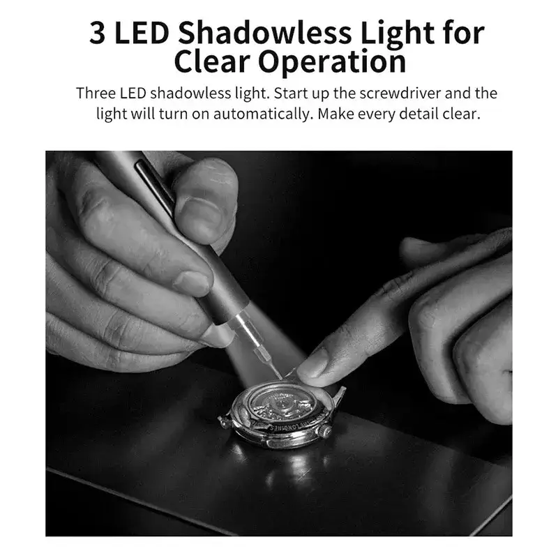 XIAOMI Wowstick 1F Pro 64-in-1 Cordless Electric Screwdriver Kit with LED Light