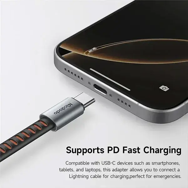 McDodo CA-4870 3-in-1 Multi Adapter Lightning Female to USB-C Male with High-Speed Data Transfer