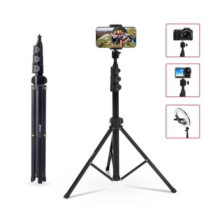Jmary MT38 Heavy-Duty Extendable Aluminum Tripod Stand Lightweight & Adjustable