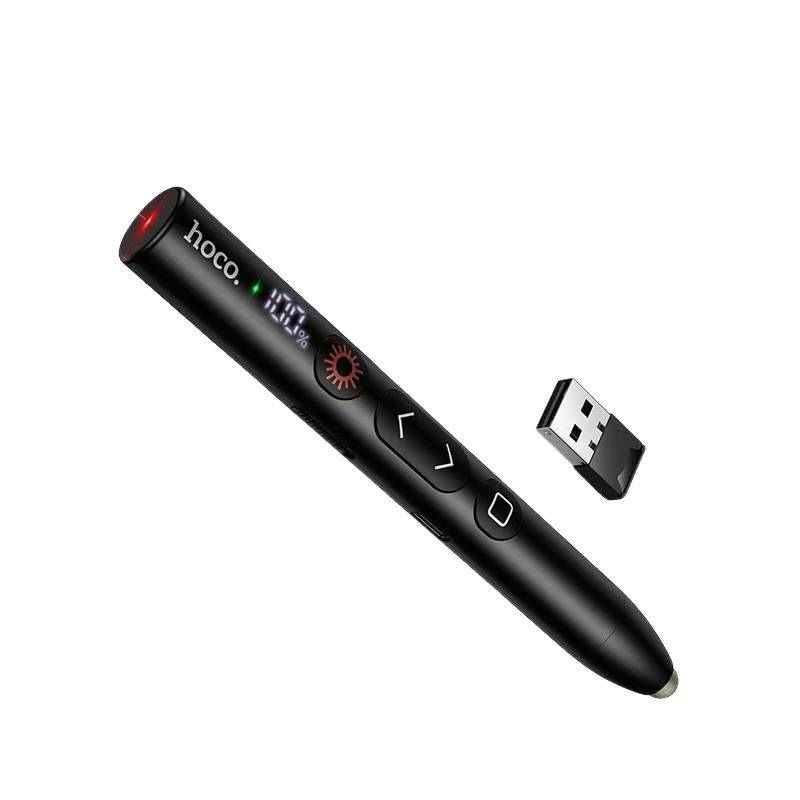 Hoco GM203 2-in-1 Wireless Presentation Remote with Laser Pointer & Slide Control Hoco GM203 2-in-1 Wireless Presentation Remote with Laser Pointer & Slide Control