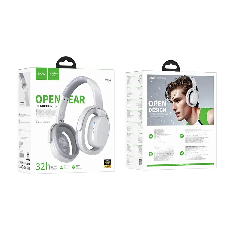 Hoco W67 Rhyme Open-Back Wireless Bluetooth Headphones