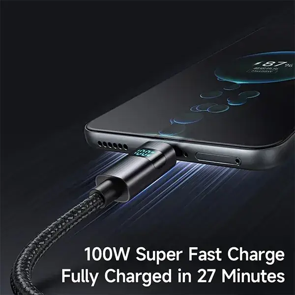 Mcdodo CA-6520 USB-A to USB-C 66W Fast Charging LED Display Cable