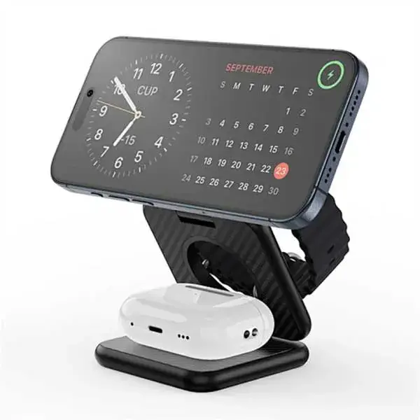 WiWU Warrior W035 3-in-1 Wireless Charging Station