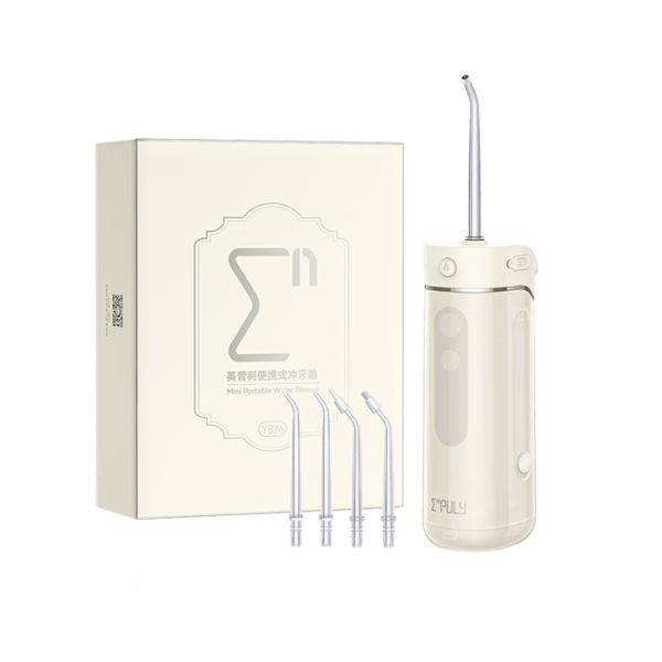Enpuly Y826 Mini Portable Water Flosser with 180ml Water Tank