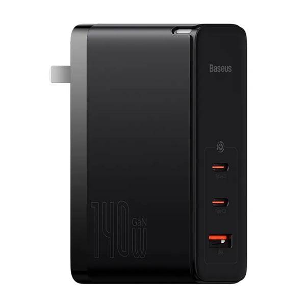 BASEUS GaN5 Pro 140W Fast Charger 2 Type-C & 1 USB Ports CN Plug Charging Adapter BASEUS GaN5 Pro 140W Fast Charger 2 Type-C & 1 USB Ports CN Plug Charging Adapter