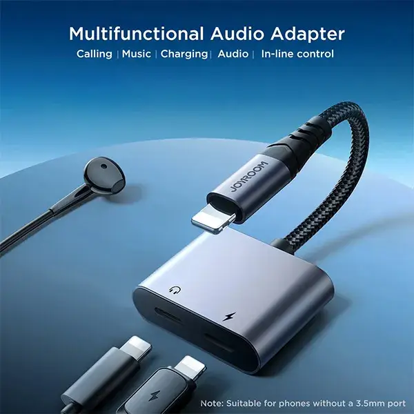 Joyroom SY-L02 Dual Lightning Audio Splitter Adapter for Music Sharing & Charging