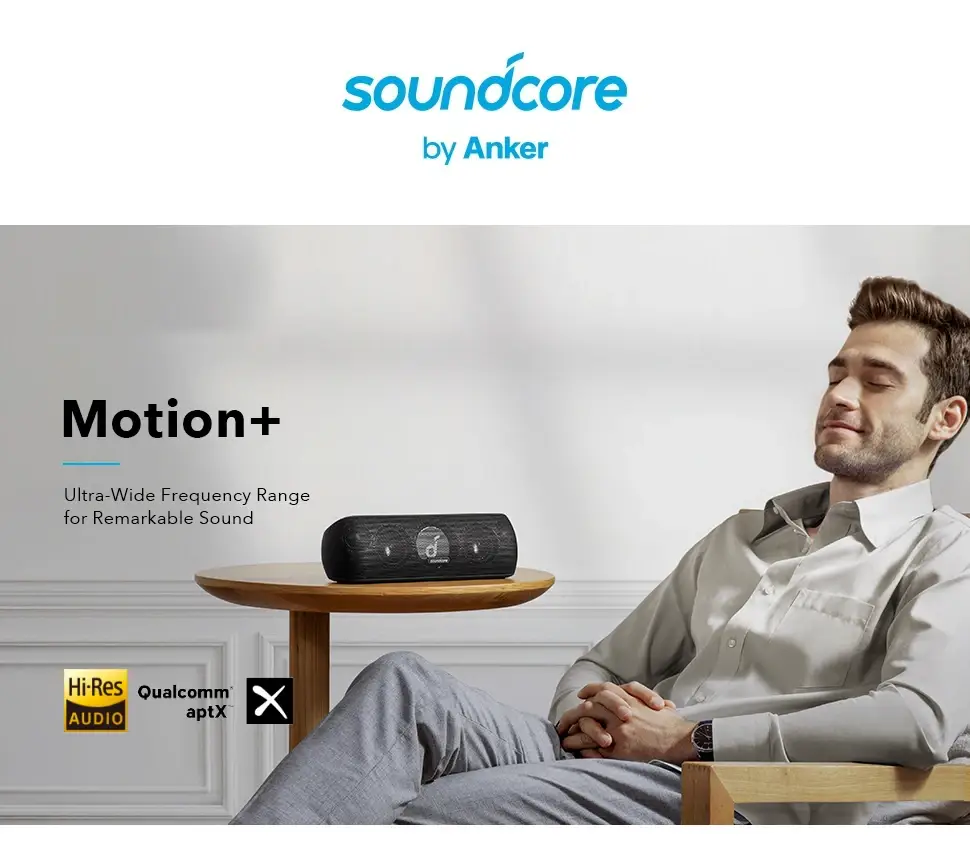 Anker Soundcore Motion+ Portable Bluetooth Speaker