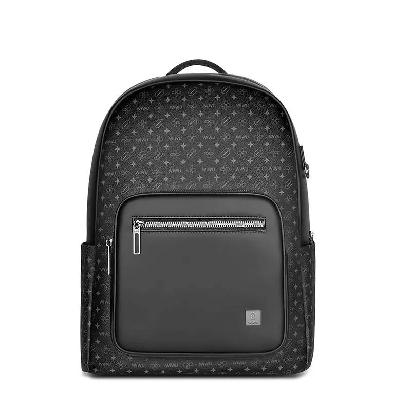 WiWU Master Pro 15.6-Inch Luxurious PVC Waterproof Laptop Backpack WiWU Master Pro 15.6-Inch Luxurious PVC Waterproof Laptop Backpack