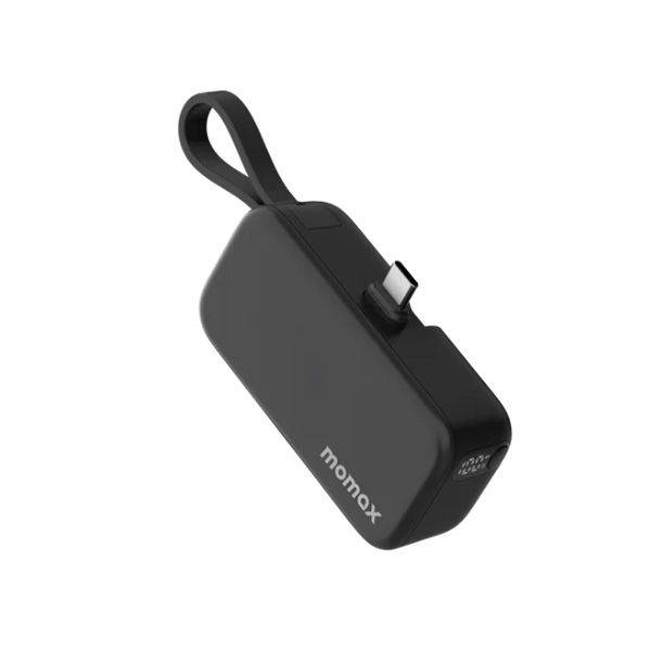 Momax IP130 1-Power Mini 5000mAh 3-in-1 Power Bank with Built-In USB-C Connector