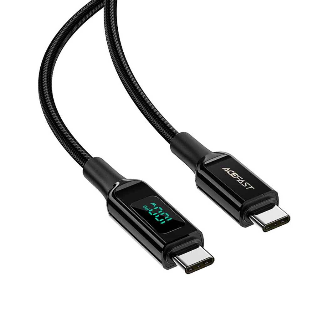 ACEFAST C6-03 USB-C to USB-C Cable 100W Fast Charging with LED Power Display 2M 