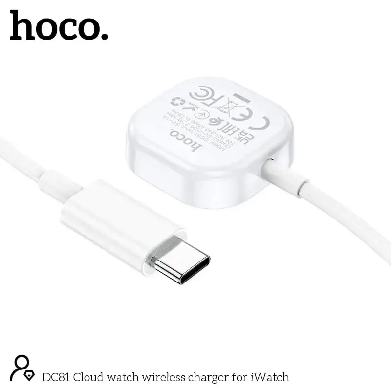 HOCO DC81 Cloud Series Portable Magnetic Wireless Charger for Apple Watch