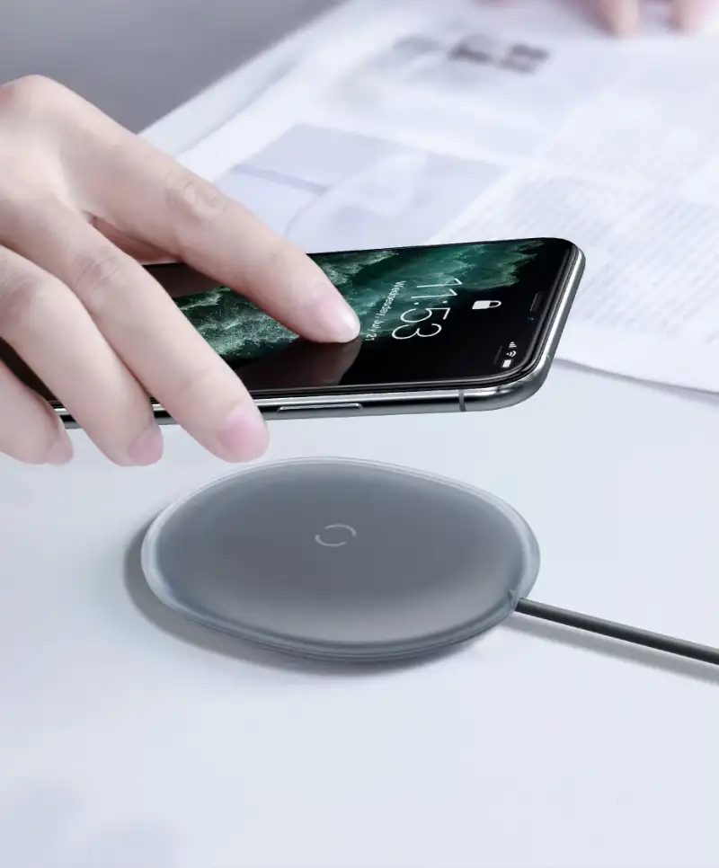 Baseus Jelly BS-W510 15W Fast Wireless Charger Qi-Certified Slim Charging Pad