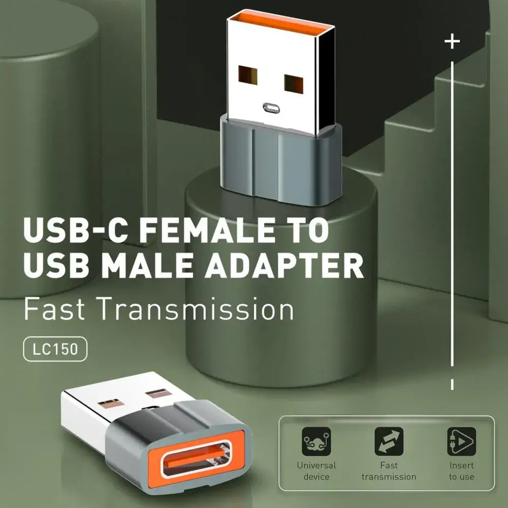 Ldnio LC150 USB C Female To USB Male Adapter Transmission