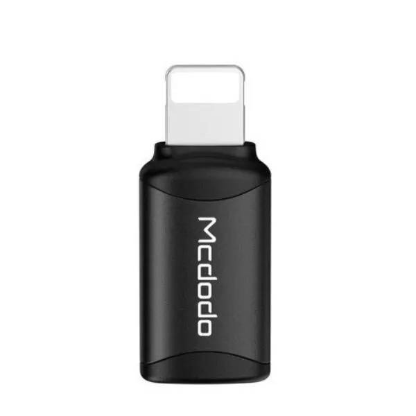 McDodo OT7680 Type-C to Lightning Adapter Connector Black
