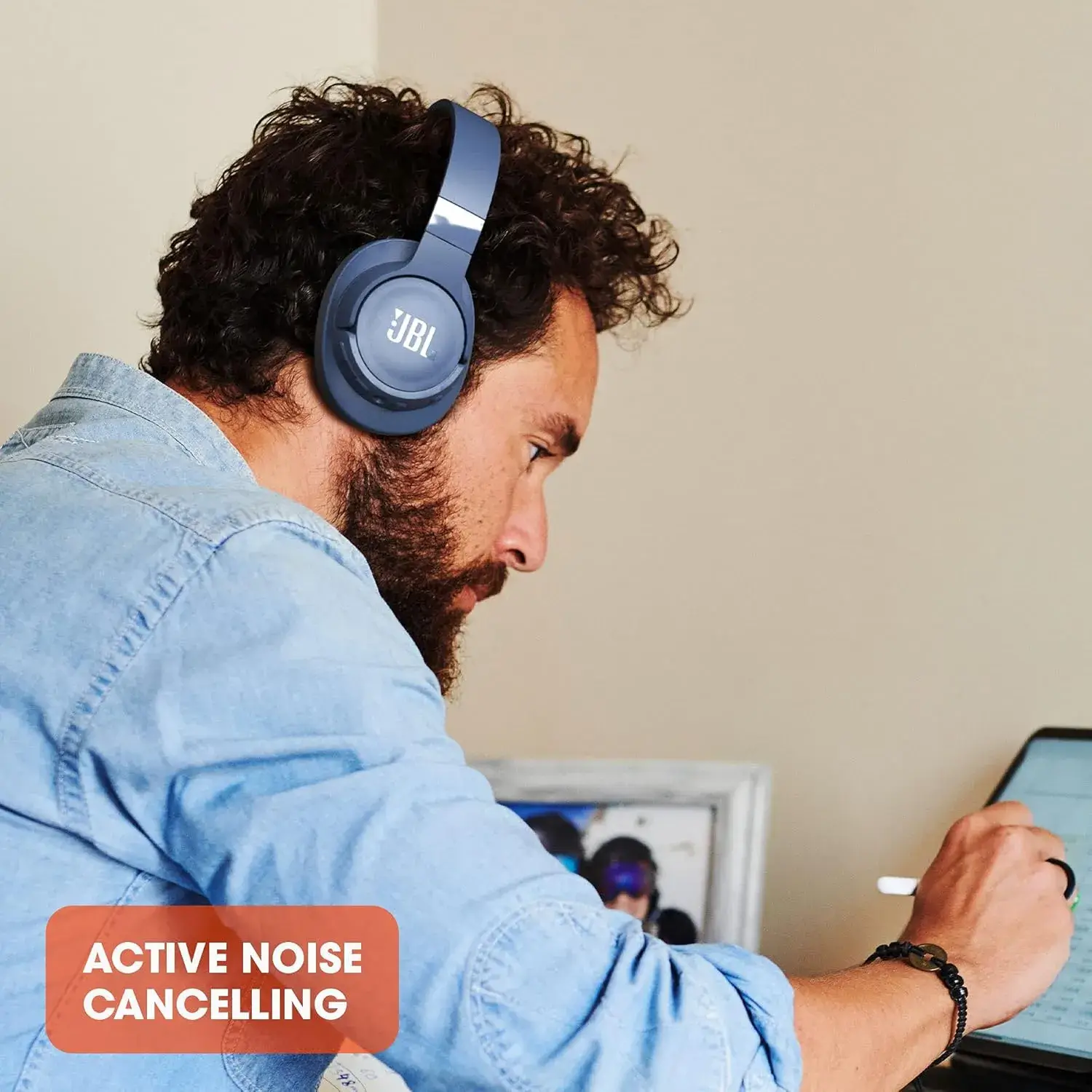 JBL Tune 760NC ANC Over-Ear Wireless Headphones