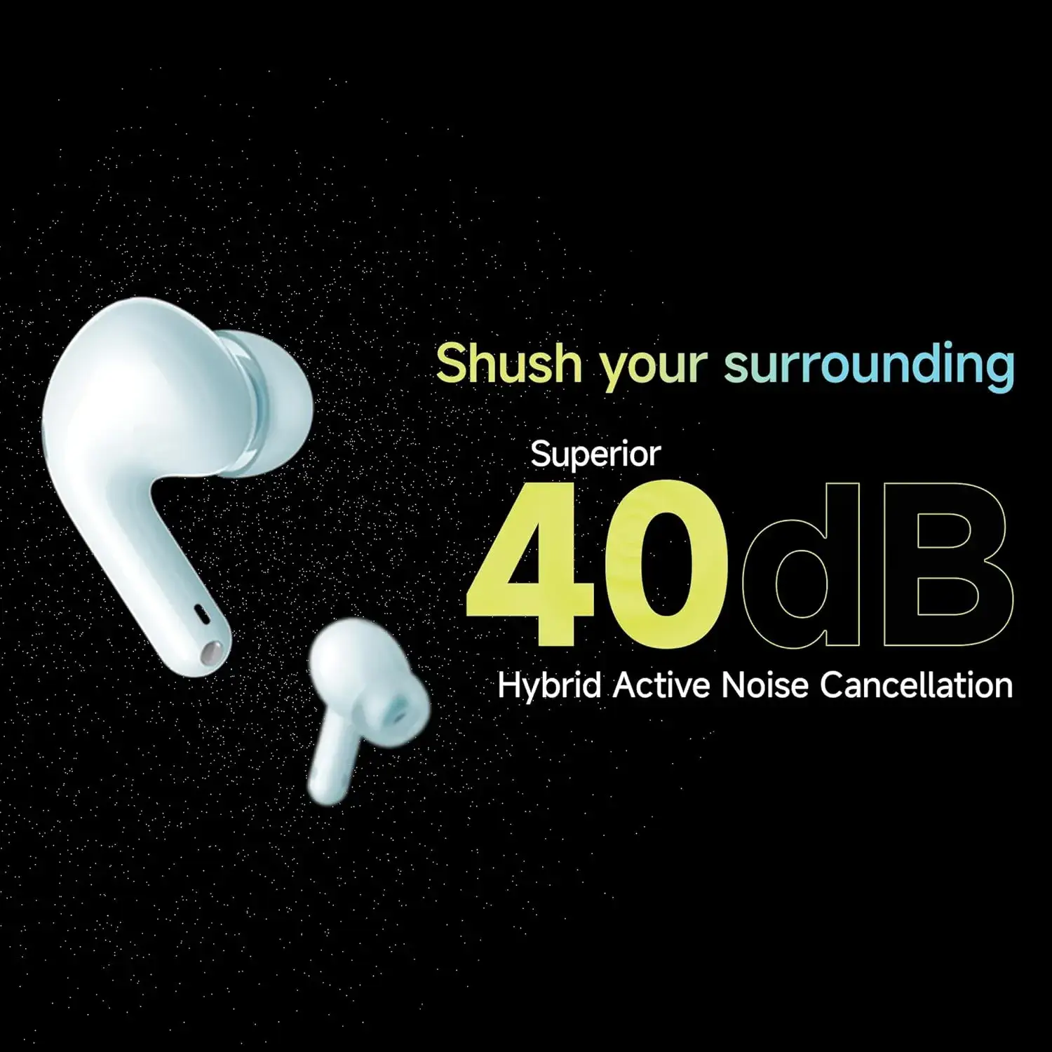 Redmi Buds 5C 40dB Hybrid ANC True Wireless Earbuds
