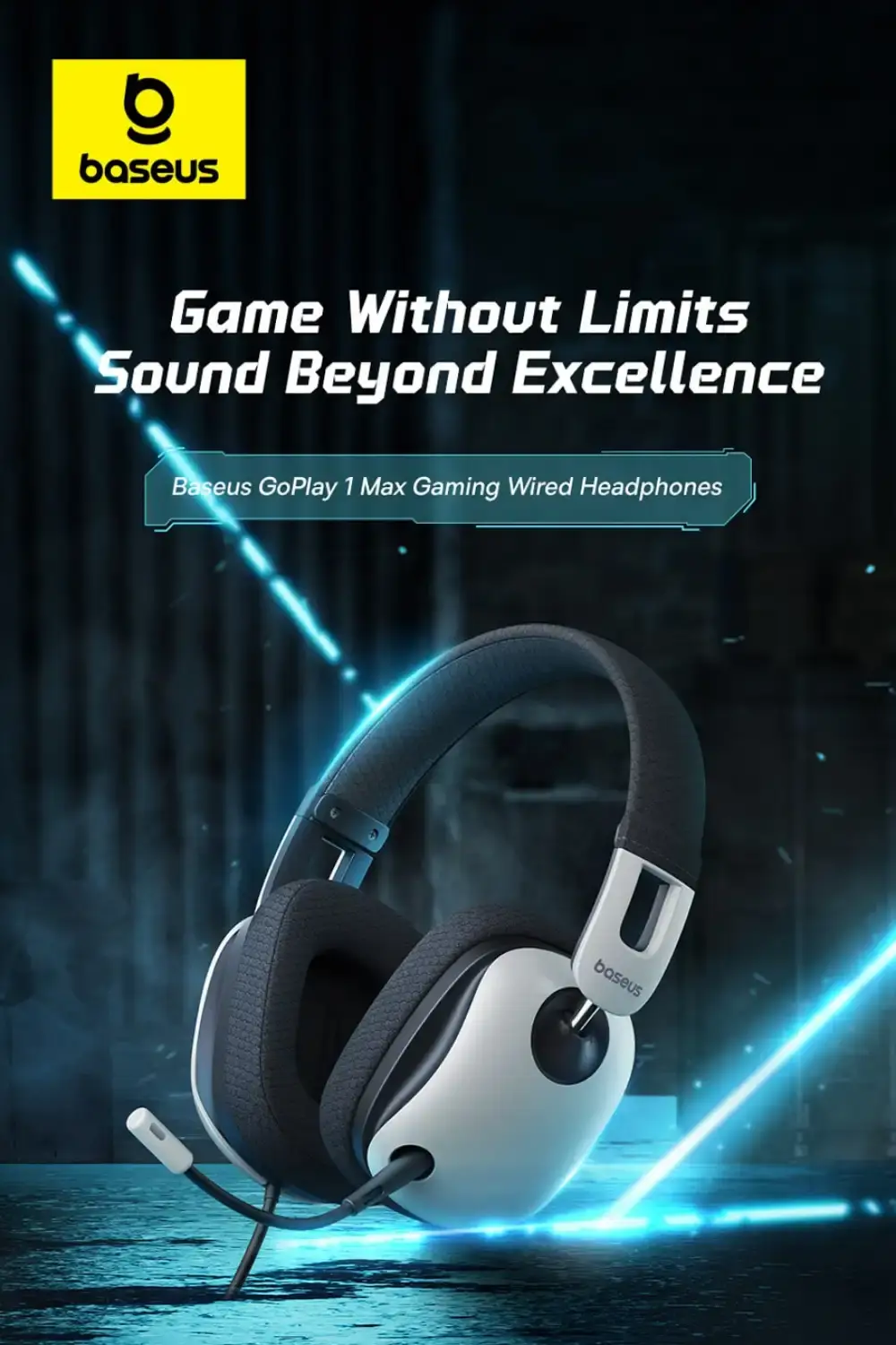 Baseus GoPlay 1 Max Wired Gaming Headphones with 3.5mm Audio Jack