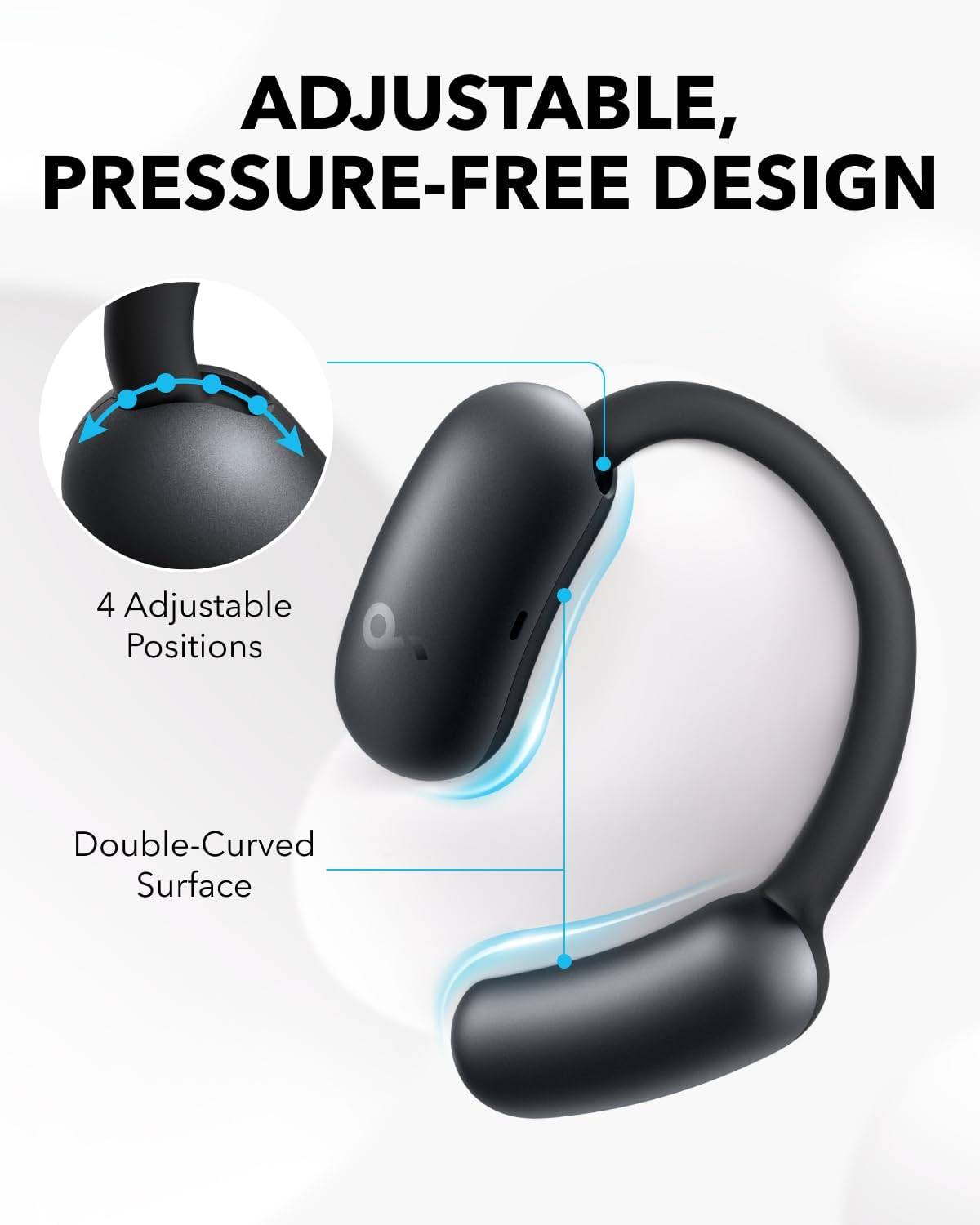 Anker Soundcore AeroFit 2 Adjustable Open-Ear Wireless Earbuds