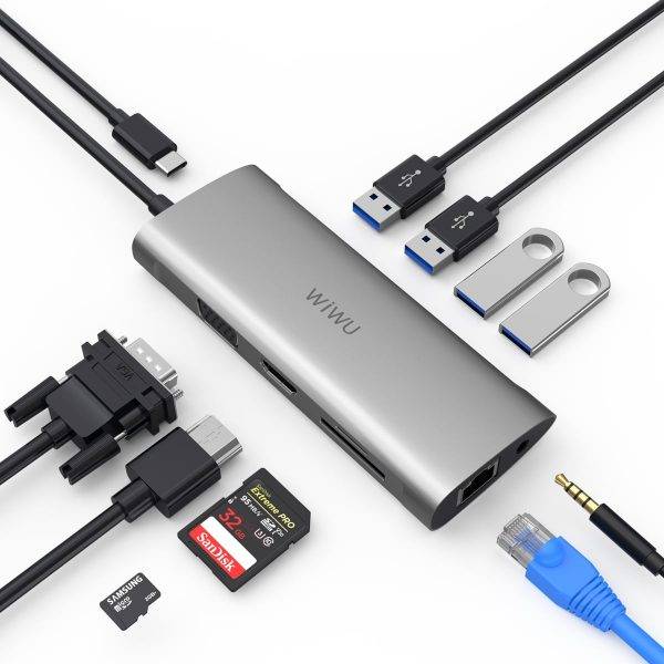 WiWU Alpha A11 11-in-1 USB-C Multiport Adapter Hub