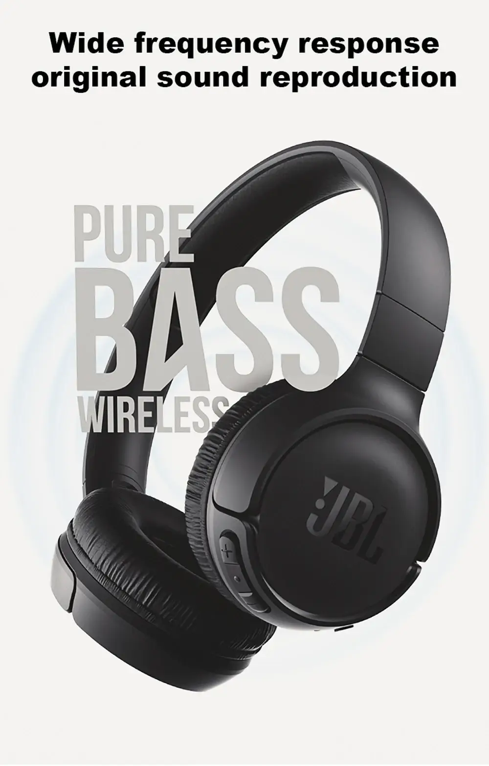 JBL Tune 510BT Wireless On-Ear Headphones 