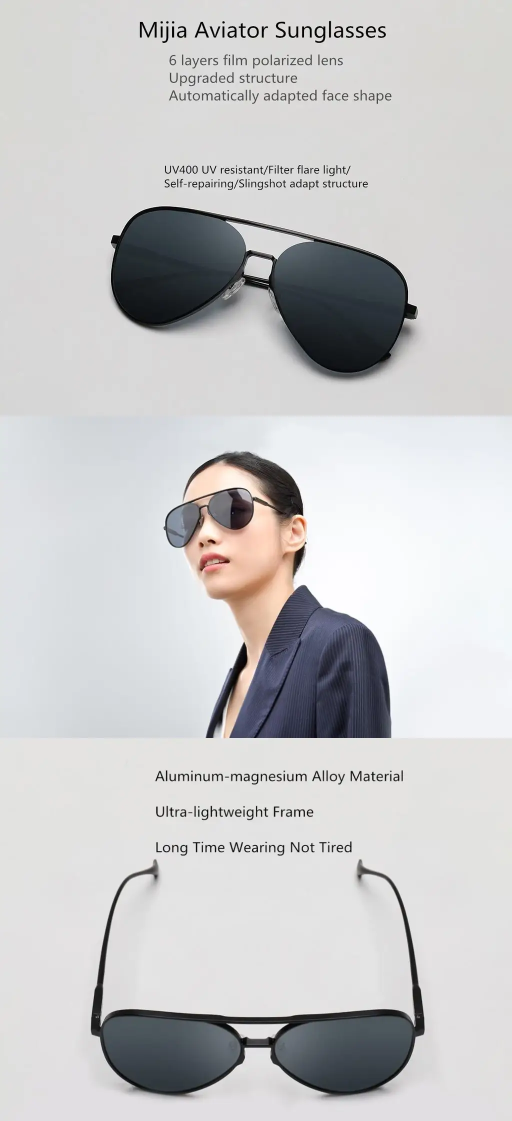 Xiaomi Mi TYJ02TS Polarized Navigator Sunglasses