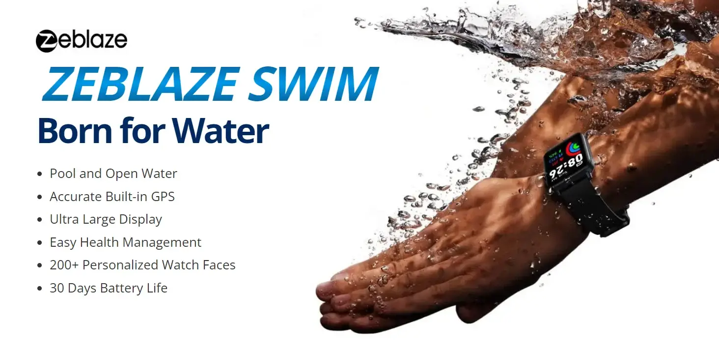 Zeblaze Swim GPS Swimming Waterproof Smart watch