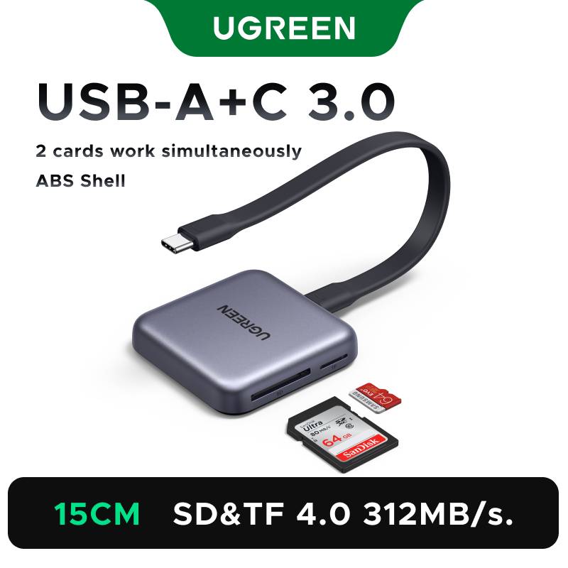 UGREEN CM898 MagFlow Portable Magnetic USB-C Card Reader