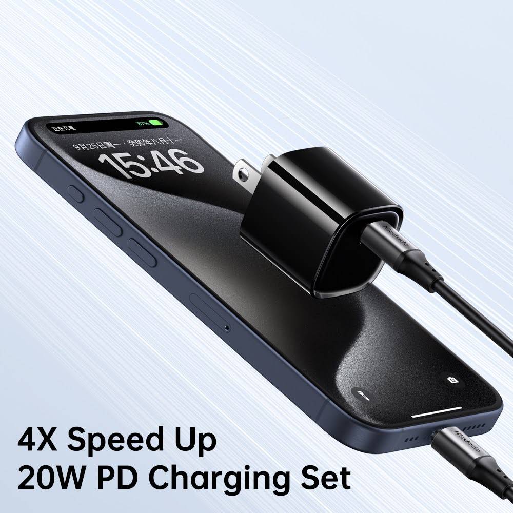  McDodo CH-4008 20W PD Fast Charging USB-C to USB-C Cable Combo