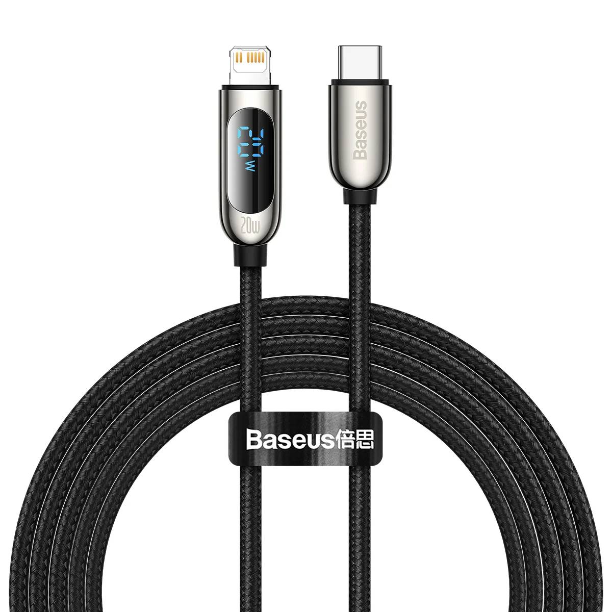 Baseus Display Fast Charging Type-C to Lightning Cable 20W 2m