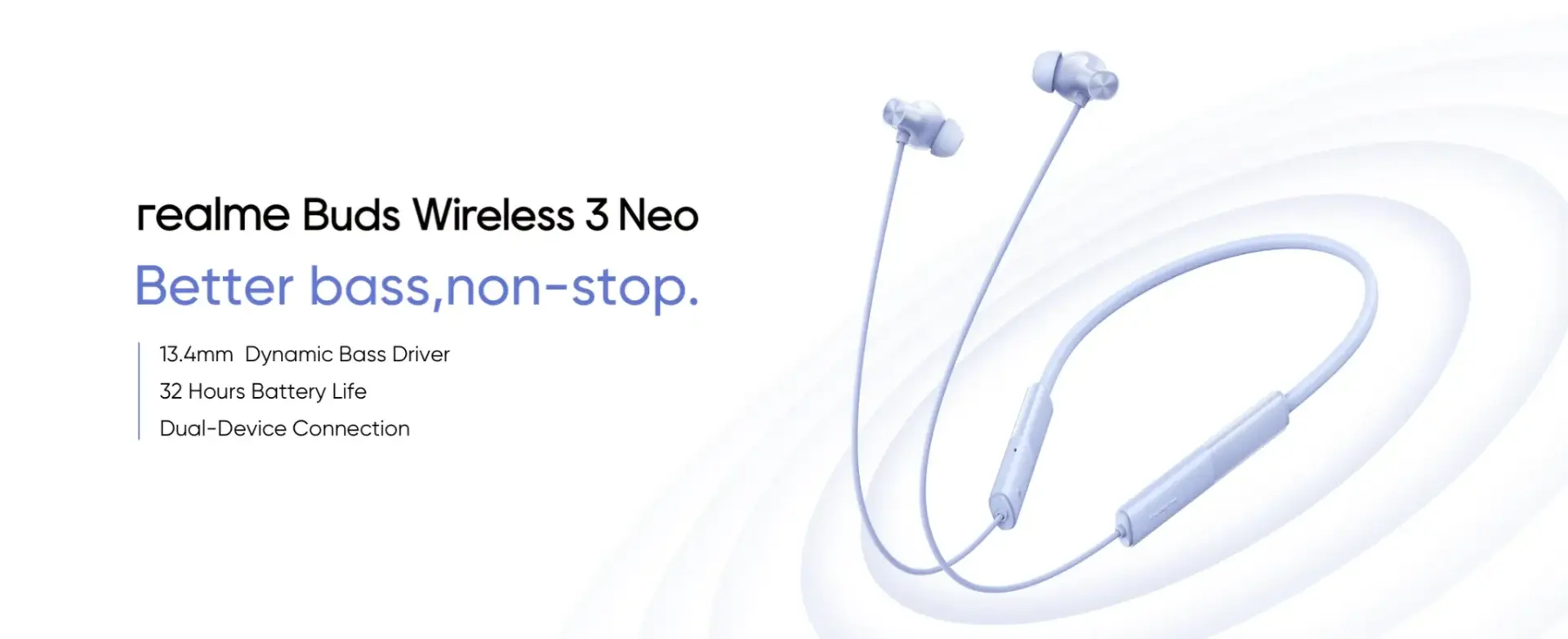 Realme Buds Wireless 3 Neo Bluetooth Neckband