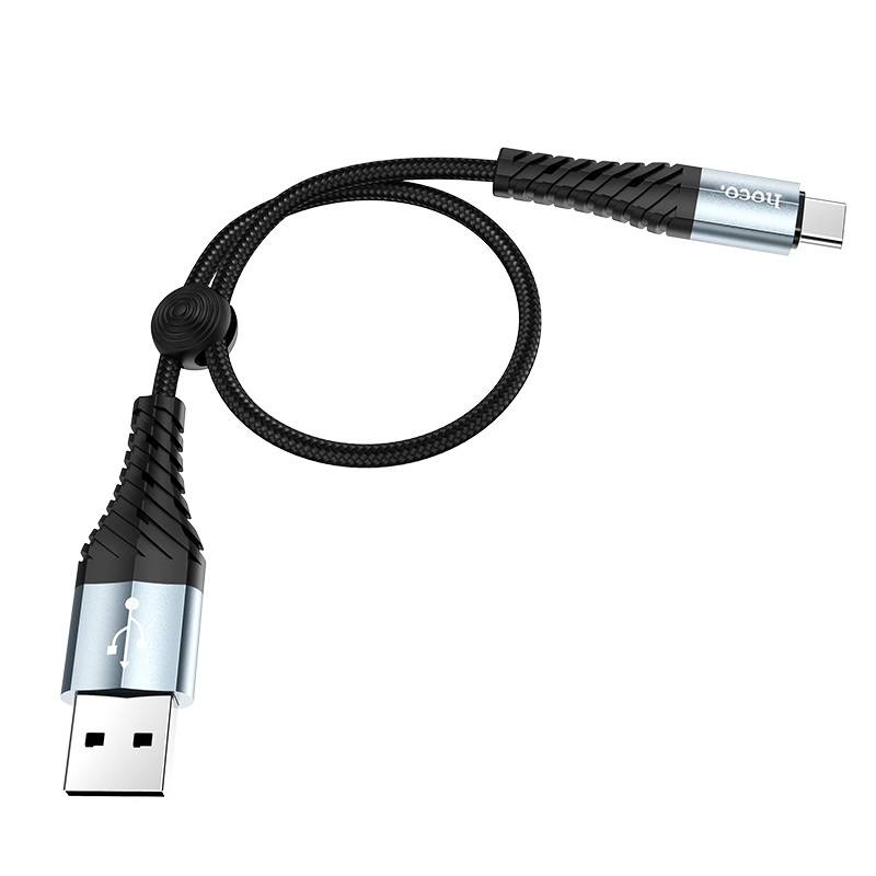 Hoco X38 USB-A to USB-C Fast Charging & Data Cable 25cm