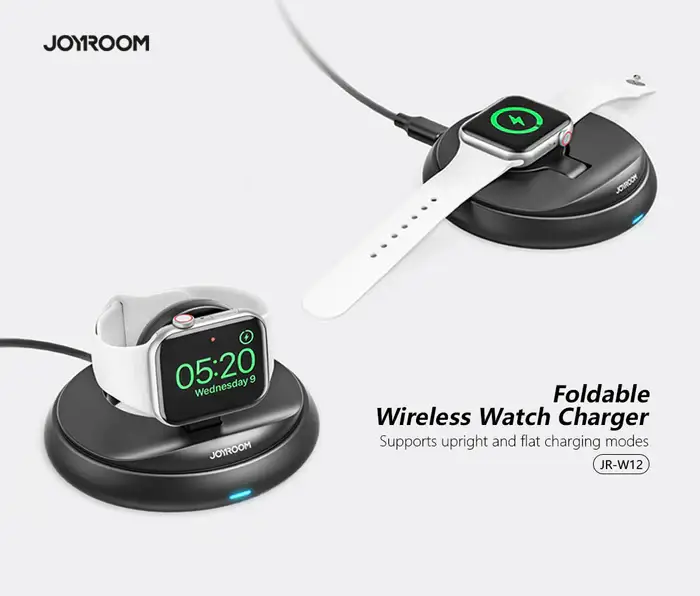 JOYROOM JR-W12 Foldable Wireless Charging Dock for Smartwatches