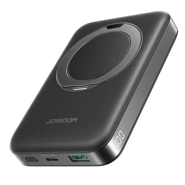 JOYROOM JR-PBM12 10000mAh 22.5W Fast Charging Magnetic Wireless Power Bank with Ring Holder JOYROOM JR-PBM12 10000mAh 22.5W Fast Charging Magnetic Wireless Power Bank with Ring Holder