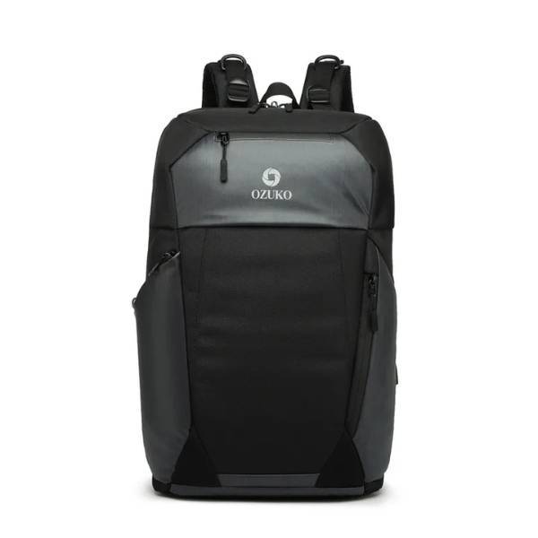 Ozuko 9214 Men's Waterproof Laptop Backpack with USB Charging Stylish & Travel-Ready