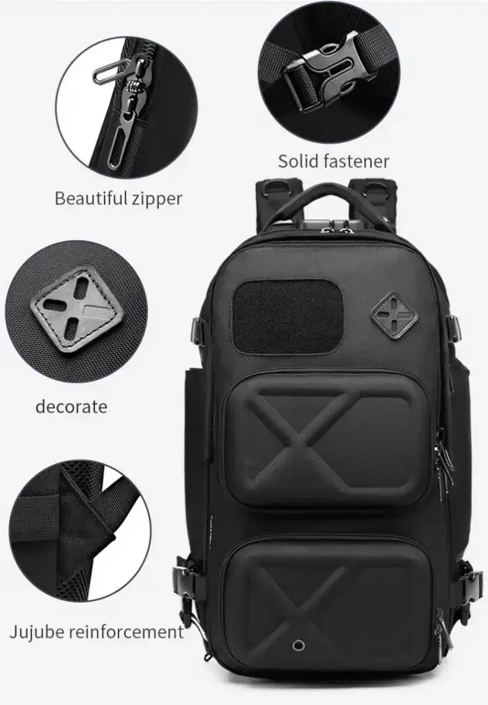 Ozuko 9309L Luxury Waterproof Travel Backpack