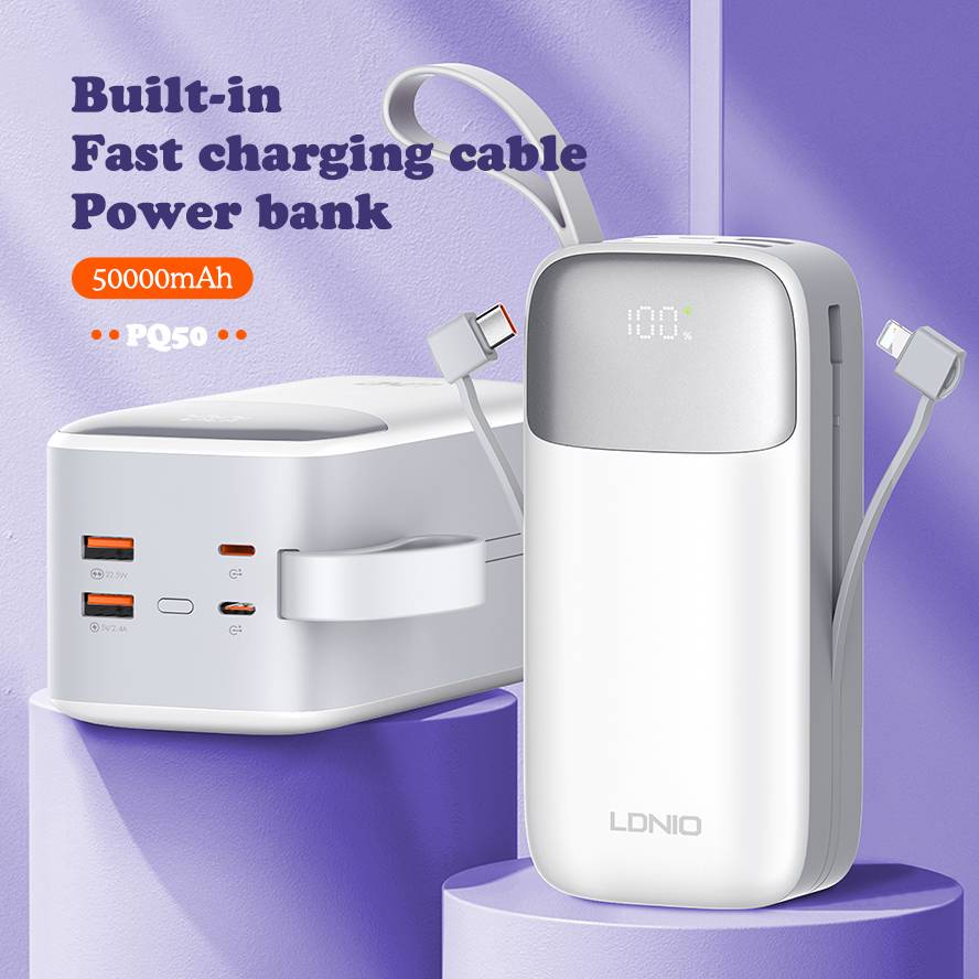 LDNIO PQ50 50000mAh Ultra-High Capacity Power Bank