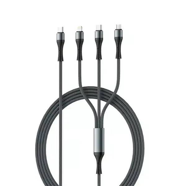 LDNIO LC94C 100W 3-in-1 Fast Charging Cable Type-C to iPhone/Type-C/Micro USB 1.2M LDNIO LC94C 100W 3-in-1 Fast Charging Cable Type-C to iPhone/Type-C/Micro USB 1.2M