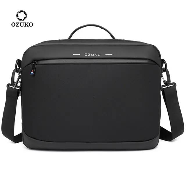 Ozuko 9423 Men's Leather Sling Bag Fashionable Crossbody Cellphone Bag & Luxury Business Backpack