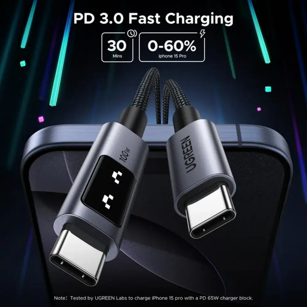 UGREEN L509 USB-C to USB-C PD Fast Charging Cable