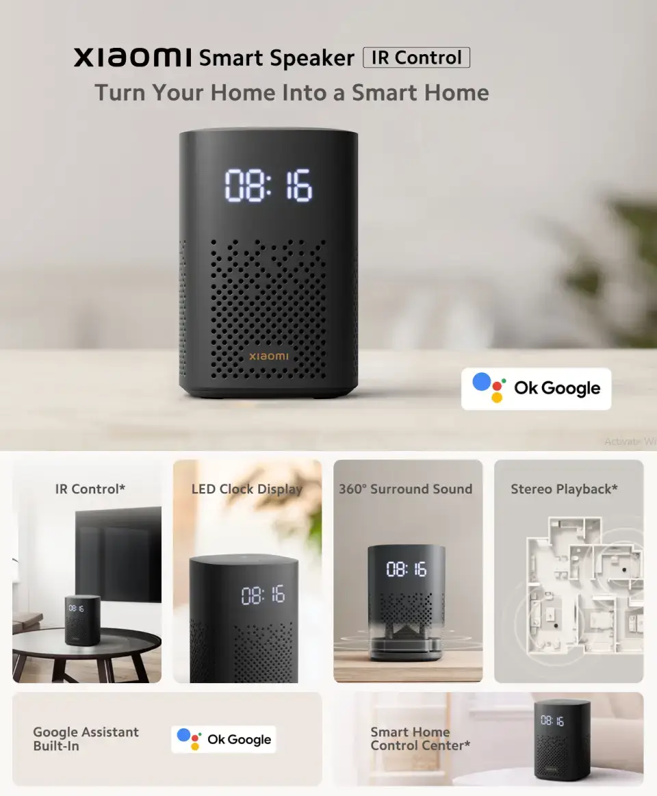 Xiaomi Smart Speaker with IR Remote Control Integration